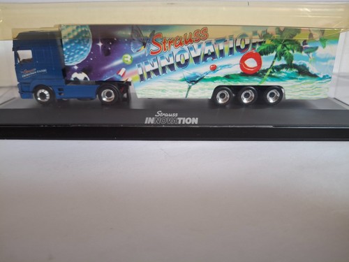 Herpa lkw daf 95 - herpa, strauss