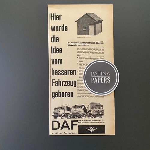 1964 daf lkw truck idee - 1964, vom